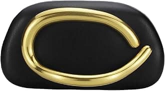 Women PU Leather Metal Handle Handbag Trendy Commuting Compact Stone Purse Hand-held Causal Shoulder Clutch Bag