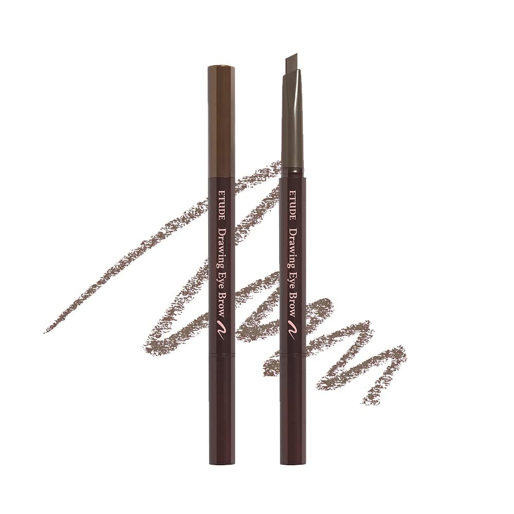 Drawing Eyebrow Pencil, Arch Shape for Defined Brow|Brow Pencil with Spoolie |Long Lasting, Transfer Proof & Smudge-Proof |Shade- 06 Ash Brown,0.25g