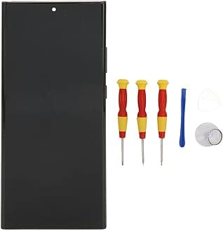 Gernie OLED Screen for Note 20 Ultra, for N986U/B/F/DS Digitizer Assembly Repair Kits with Tools, Phone Screen Replacement with Frame, Black