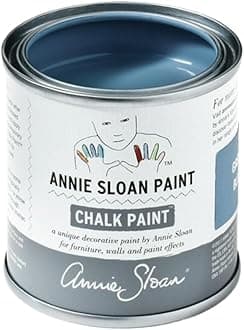 Annie Sloan Chalk Paint® (Greek Blue, 120 ml/4.06 Fl Oz) a unique decorative paint for furniture, cabinets and home décor with no sanding or priming