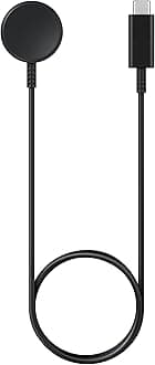 Galaxy Watch Charger, Fast, Magnetic Charging for Galaxy Watch5 Series and Later, EP-OL300BBEGUJ, Black, 2024