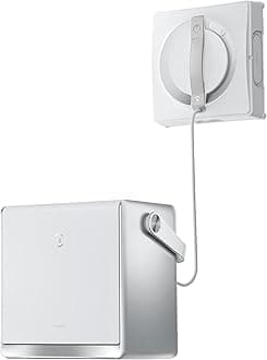 WINBOT W2 OMNI Portable Window Cleaner Robot, Intelligent Cleaning with Three-Nozzle Wide-Angle Spray Technology, Win SLAM 4.0 Path Planning, Deep Edge Cleaning, 5500Pa Suction Power