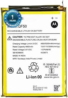 Original QF50 Battery for Motorola G34 5G (XT2363) / G04 (XT2421) (5000mAh) Battery with 1 Year Warranty**(TIP64)