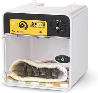 Brinsea TLC-30 Eco Portable Bird Brooder & Recovery Incubator, Compact Design Heating & Temperature Control Pet Brooder for Birds, Newborn Puppies, Kittens, and Other Small Animals