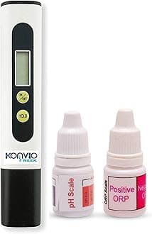 Konvio Neer TDS Meter,pH Drop and ORP Testing for TDS Testing and pH Testing, TDS and pH Test, Pen Type TDS Meter and pH drop Bottle for all Purpose and Orp Testing positive/negative