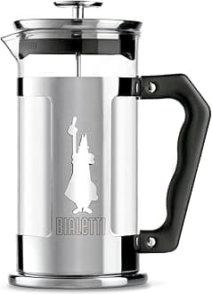 6860 Preziosa Stainless Steel 3-Cup French Press Coffee Maker 8 Cup Silver 20003130