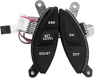 HUSUKU Steering Wheel Mount Control Switch Kit Compatible with 1998-2003 Ford Ranger 2001-2005 Explorer Sport Trac F150 Mercury Mountaineer Mazda B3000 F87Z9C888BB