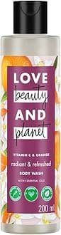 Love Beauty & Planet Vitamin C & Orange Body Refreshing Body Wash|Natural Shower Gel for Glowing Skin,200ml