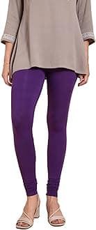 TWIN BIRDS Tailored Cut & Classic Fit Viscose Elastane Fabric Churidar Leggings for Women