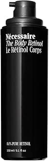 Nécessaire The Body Retinol - Firming Repair Serum + Retinol Body Lotion For Women & Men. Wrinkle + Line Prevention. 0.1% Pure + 10% AHA Crepey Skin Treatment. 5.1 oz