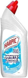 1L, White and Shine Disinfectant Toilet Cleaner Bleach Liquid (Pack of 3)