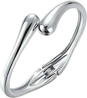 Gold Bangle Bracelets for Women Teens Trendy Chunky Adjustable Twist Cuff Bracelet Jewelry Gifts