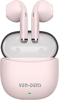 Wireless Earbuds For Samsung Galaxy S26 S24 S25 FE Plus Ultra / A17 A56 A36 A26 A16 A15 5G A25 A35 A55/ S23 FE, Wireless Bluetooth 5.3 Earbuds with Microphone Hi-Fi Stereo Sound Headset (PINK)