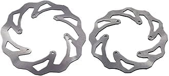 Brake disc Motorcycle Front Rear Brake Discs Rotors Set Fit for K-tm SX SXC SXF EXC EXCF XC F XCW Supermoto 125 250 300 350 450 500 1998-2020 Brake disc kit(Front and Rear)