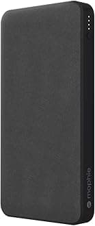 Mophie Powerstation with PD Power Bank - 10,000 mAh Large Internal Battery, (1) USB-A Port and (1) 18W USB-C PD Fast Charging Input/Output Port, Travel-Friendly