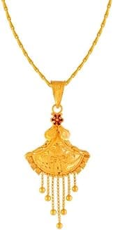 22k (916) Yellow Gold Pendant for Women