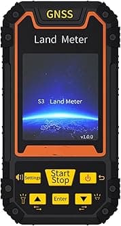 GPS Land Surveying Equipment With 2.8'' LCD Color Screen, Rechargeable High Accuracy, For Forest Farmland Mountain Mining Lake Area And Distance Measurement
