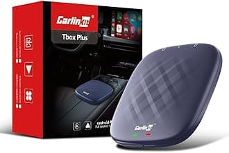 Carlinkit Tbox Plus Android 13 (8GB+128GB) Ai Car Box, 3-in-1 Wireless CarPlay/Android Auto with Enhanced Streaming for Car Entertainment System (Netflix/YouTube/Shahid)