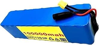 E-Bicycle Battery 48V 100Ah Lithium Battery 13S3P Rechargeable Li-ion Battery 48 Volts Ebike Battery Pack Electric Scooter XT60 plug