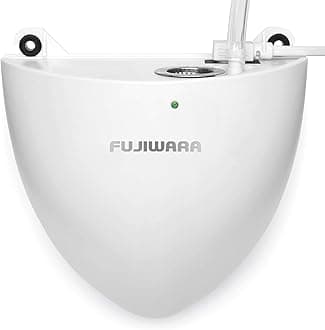 FUJIWARA Condensate Pump Exquisite Automatic Condensation Drain Removal Pump Wall Mounted Quiet for HVAC,Air Conditioner,Dehumidifier,Furnance,Ice Maker,Suitable for A/C 1-3HP 2200W (FUJ—24L)