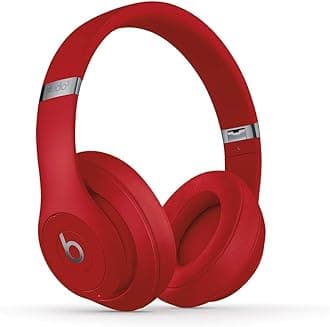 Beats Studio3 Wireless Noise Cancelling Over-Ear Headphones - Apple W1 Headphone Chip, Class 1 Bluetooth, 22 Hours of Listening Time, Built-in Microphone - Red