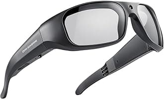 Camera Sunglasses,4K Video 24M Resolution H.265 Smart Glasses with Built-in Memory for Outdoor Adventure