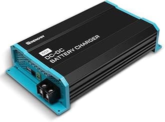 Renogy 12V 60A DC to DC On-Board Battery Charger for Flooded, Gel, AGM, and Lithium Batteries, Using Multi-stage Charging in RVs, Commercial Vehicles, Boats, Yachts