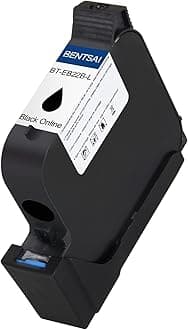 BENTSAI Original EB22B EB22BL Black Solvent Quick Dry Ink Cartridge 1 Inch Printhead for Use Handheld Inkjet Printer B35 B85 to Print on Plastic Metal Wood Aluminum Glass and More