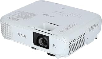 EB-W49-3LCD projector - portable - 3800 lumens (white) - 3800 lumens (colour) - WXGA (1280 x 800) - 16:10 - LAN - white