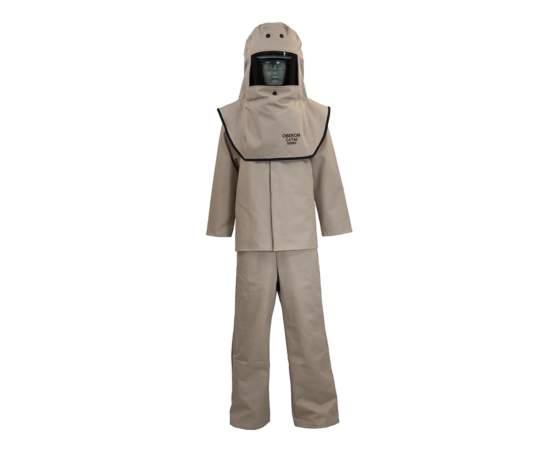 Arc Flash Kit - 40 CAL- Includes Arc Flash Hood, Coat and Bib Suit- CAT SERIES