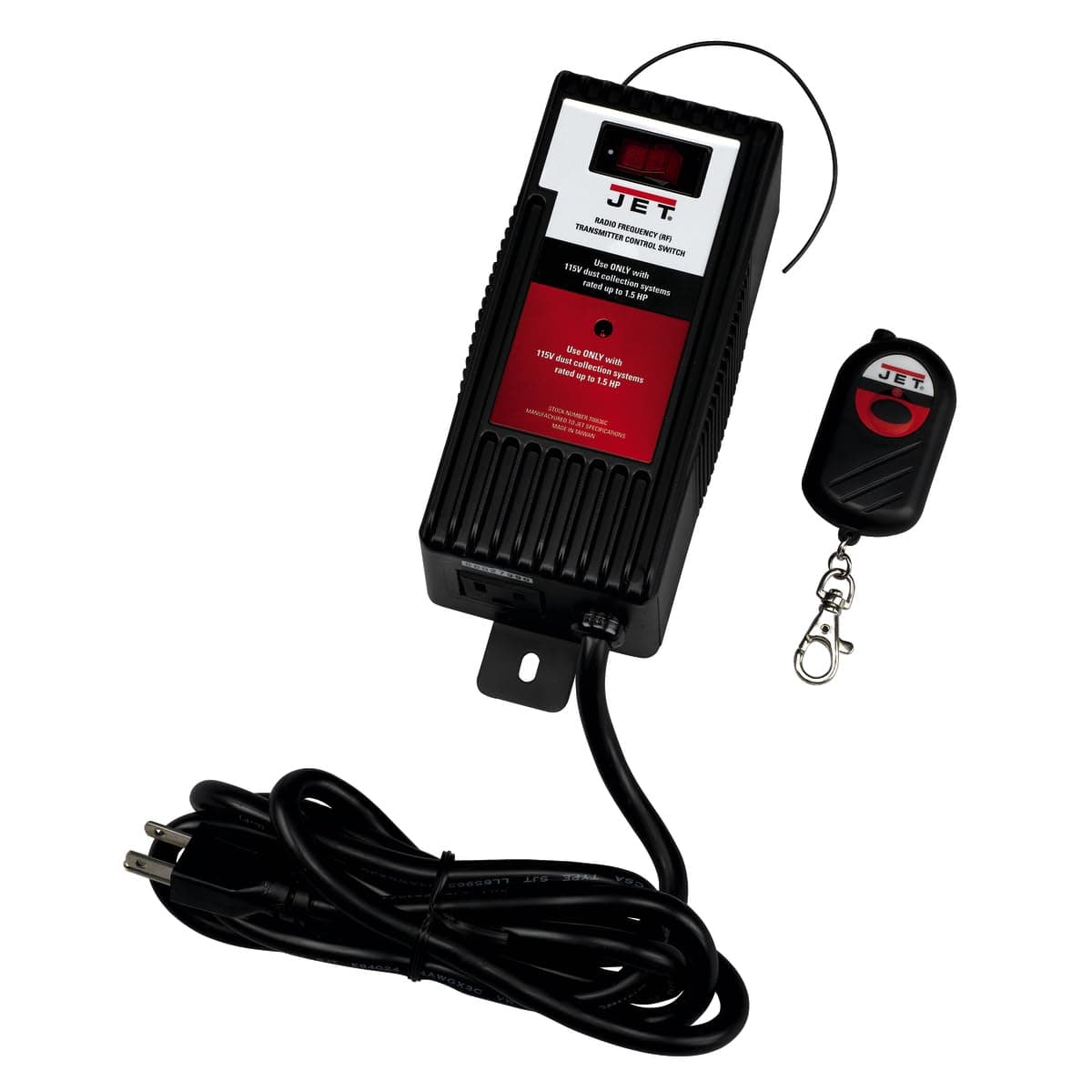 Jet RF Remote Control for 115V Dust Collectors (DC-RC)
