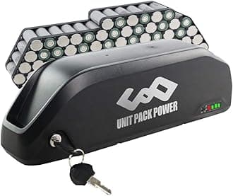 (UK Warehouse) Unit Pack Power 52V 15Ah Shark Ebike Battery for 750W 1000W 1500W Front Rear Hub Motor -UPP Battery