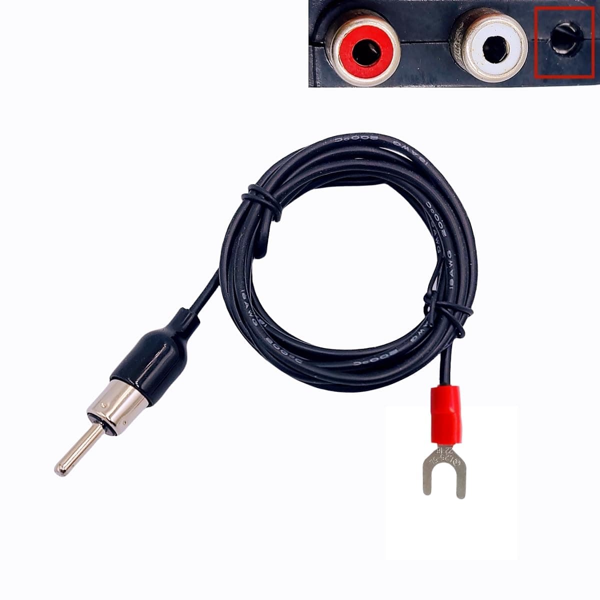 Technics Turntable Ground Wire Replacement 5ft - 18AWG Premium Cable Eliminates Hum Buzzing 50+ SL Models