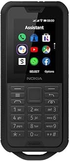Nokia 800 Tough 2.4" 4GB 512MB RAM 2100mAh IP68 Rugged Cell Phone (GSM Only, No CDMA) Factory Unlocked - 4G LTE International Model No Warranty (Black)