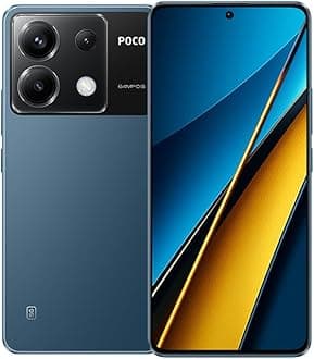 Xiaomi Poco X6 5G Global Version Unlocked (256GB + 12GB) GSM 6.67" 64MP Triple Camera (for Tmobile Mint Tello Global) (Blue)