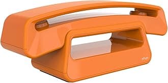 ePure Iconic - DECT Cordless Phone - Classic Design - Large Highly Legible Graphic Display - Handsfree - Call Barring - Orange