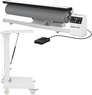 Rotary Iron Steam Roller Ironing Press by Speedypress R02036 with Stand, 91.5cm, for Clothes, Garments, Curtains, Sheets, Tablecloths (with Stand)