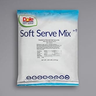 Soft Serve Mix, Lactose Free, Dairy free, Vegan, Gluten Free, 4.4 lb Bag By Magic Market (Raspberry)