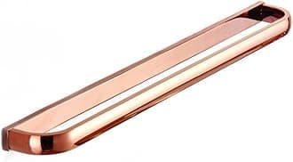 Aothpher 24 inch/60cm Wall Mounted Copper Bathroom Towel Bar Single Towel Rack, Rose Gold Polished