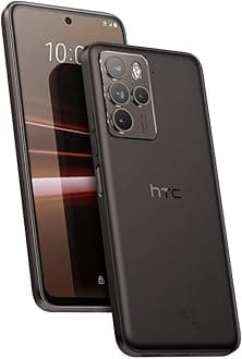 HTC U23 Pro 5G Dual 256GB 12GB RAM Factory Unlocked (GSM Only | No CDMA - not Compatible with Verizon/Sprint) Global - Black