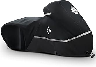 LIBZAKI Motorcycle Cover 86" XL Vehicle Cover/Black