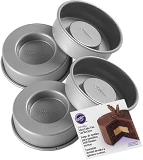Wilton Tasty-Fill Mini Cake Pans Set, 4-Piece