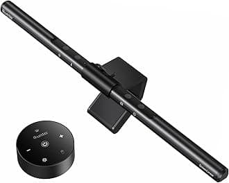 Quntis Computer Monitor Lamp, Screen Monitor Light Bar for Eye Caring, USB Reading LED Task Lamp with Auto-Dimming, Dimmable Light Bar, Touch Control, No Glare Space Saving Home Office Desk Lamps