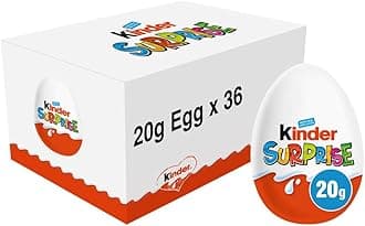 Kinder Surprise Milk Chocolate Egg With Toy 36 X 20G
