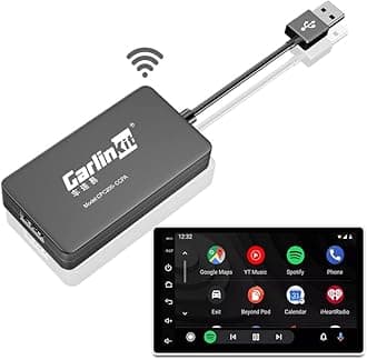 Wireless CarPlay Car Adapter for Android Car Radio,Wireless Android Auto & Apple CarPlay 2 in 1 Dongle-Low Power Consumption,Support Plug & Play,Screen Mirroring,OTA Update,Google Maps etc
