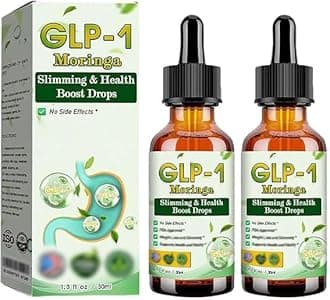 HHVB GLP-1 Health Boost Drops, HHVB Organic Moringa GLP-1, Advanced HHVB GLP-1 Drops,Gut & Digestive Immune & Energy Support, Supplement for Women & Men (2)