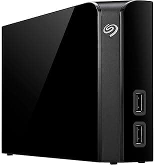 Seagate STEL10000400 Backup Plus Hub 10TB External Hard Drive Desktop HDD – USB 3.0, for Computer Desktop Workstation PC Laptop Mac, 2 USB Ports 2 Months Adobe CC Photography