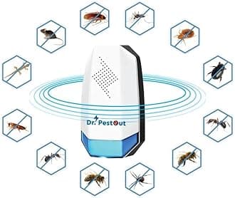 Ultrasonic Pest Repellent Machine to Repel Lizard, Rat, Cockroach, Mosquito, Home Pest & Rodent Repelling Aid for Reject Ants for Reject Insect Mosquito Killer Machine Lizard (Pack of 6)