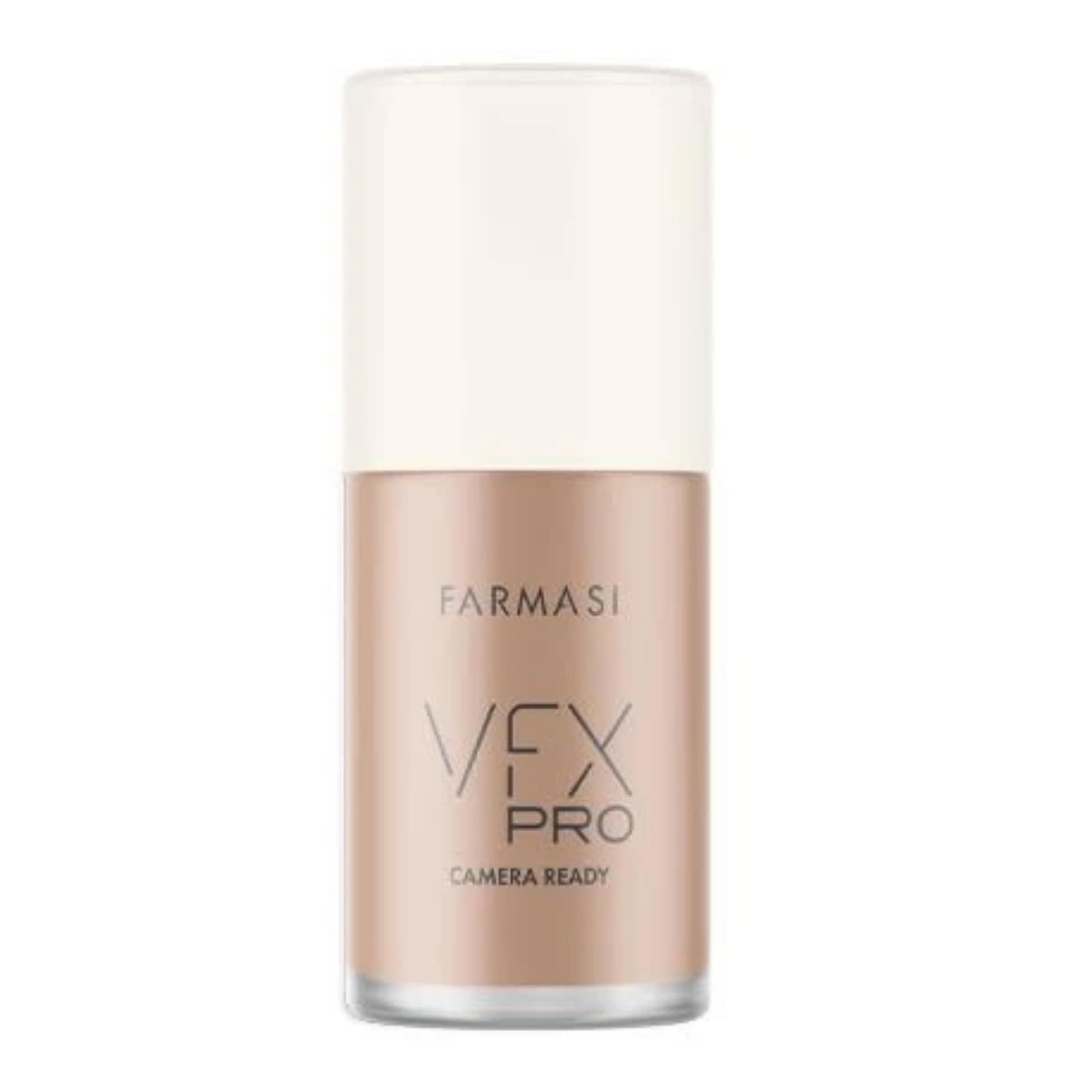 VFX Pro Camera-Ready Liquid Foundation, Full Coverage Matte Finish, Lightweight Long-Wear, Oil-Free with Pore-Refining Sea-Water Formula, Non-Oxidizing Finish, 1 Fl Oz, 12 Natural Beige