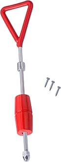 1 LB Dent Puller Slide Hammer Kit with 3 Screw Tips,Auto Body Repair Tool Sliding Work DIY Repair,One Piece Shaft/Handle for Strength